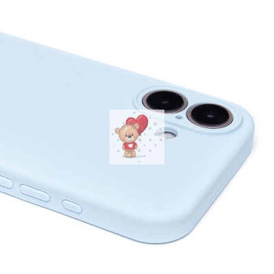 Чехол-накладка для Apple iPhone 16 (пастельный синий) ORG Soft Touch