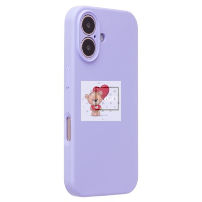 Чехол-накладка для Apple iPhone 16 (пастельный сиреневый) ORG Soft Touch Чехол-накладка для Apple iPhone 16 (пастельный сиреневый) ORG Soft Touch