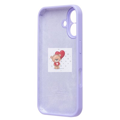 Чехол-накладка для Apple iPhone 16 (пастельный сиреневый) ORG Soft Touch Чехол-накладка для Apple iPhone 16 (пастельный сиреневый) ORG Soft Touch