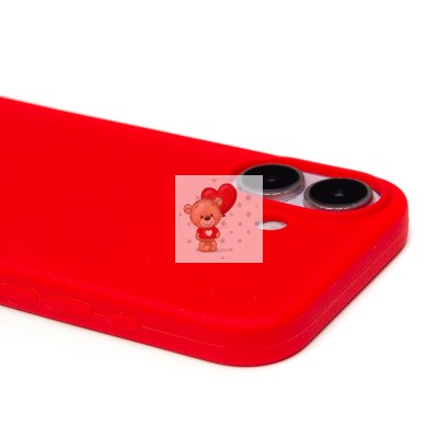 Чехол-накладка для Apple iPhone 16 (красный) ORG Soft Touch