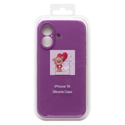 Чехол-накладка для Apple iPhone 16 (фиолетовый) ORG Soft Touch