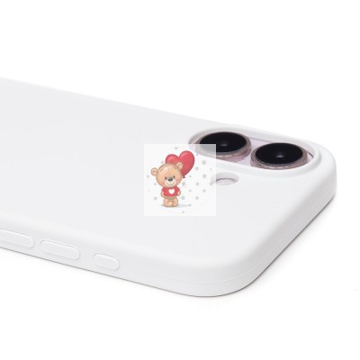 Чехол-накладка для Apple iPhone 16 (белый) ORG Soft Touch