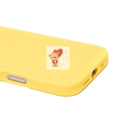 Чехол-накладка для Apple iPhone 16 (желтый) ORG Soft Touch