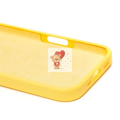 Чехол-накладка для Apple iPhone 16 (желтый) ORG Soft Touch