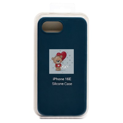 Чехол-накладка для Apple iPhone 16e (темно-синий) ORG Soft Touch