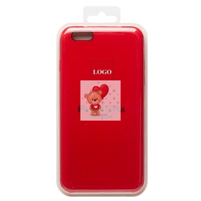Чехол-накладка для Apple iPhone 6S Plus (красный) ORG Soft Touch