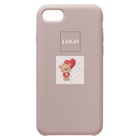 Чехол-накладка для Apple iPhone 7 (бежевый) ORG Soft Touch