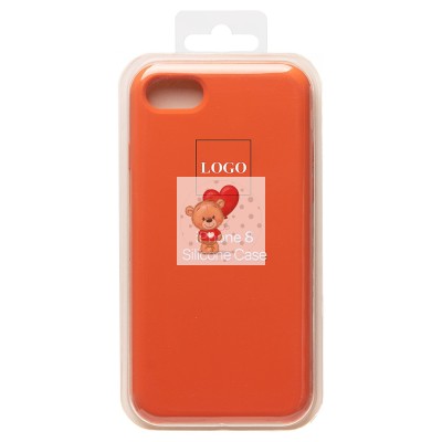 Чехол-накладка для Apple iPhone 7 (темно-оранжевый) ORG Soft Touch