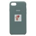Чехол-накладка для Apple iPhone SE 2020 (сосновый зеленый) ORG Soft Touch