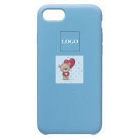 Чехол-накладка для Apple iPhone 8 (небесный синий) ORG Soft Touch