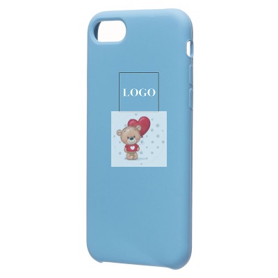 Чехол-накладка для Apple iPhone 7 (небесный синий) ORG Soft Touch