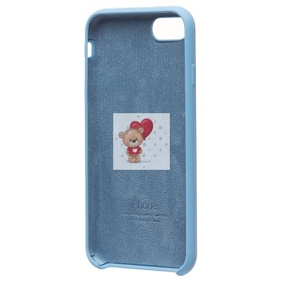 Чехол-накладка для Apple iPhone 7 (небесный синий) ORG Soft Touch