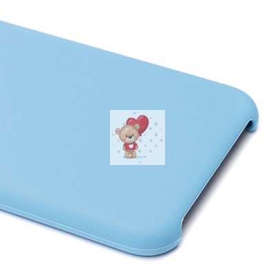 Чехол-накладка для Apple iPhone 7 (небесный синий) ORG Soft Touch