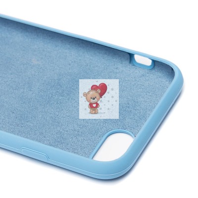 Чехол-накладка для Apple iPhone 7 (небесный синий) ORG Soft Touch