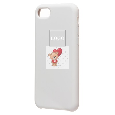 Чехол-накладка для Apple iPhone 7 (белый) ORG Soft Touch