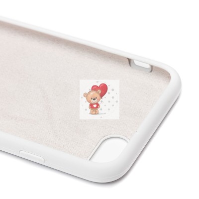 Чехол-накладка для Apple iPhone 7 (белый) ORG Soft Touch