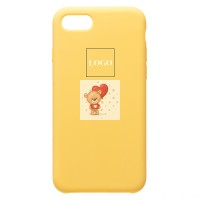 Чехол-накладка для Apple iPhone SE 2020 (желтый) ORG Soft Touch