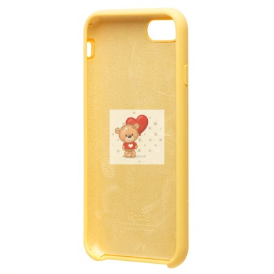 Чехол-накладка для Apple iPhone 7 (желтый) ORG Soft Touch