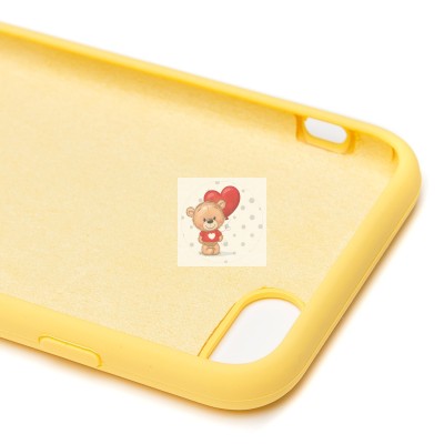 Чехол-накладка для Apple iPhone 7 (желтый) ORG Soft Touch