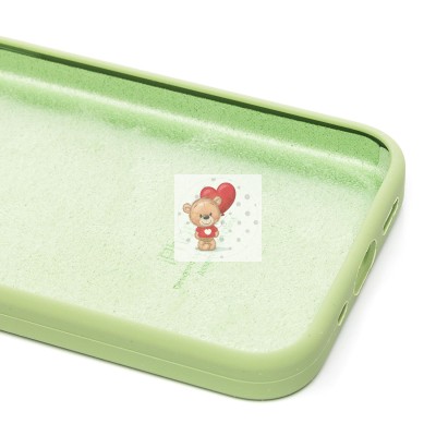 Чехол-накладка для Apple iPhone 13 mini (зеленый) ORG Soft Touch с закрытой камерой