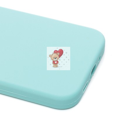 Чехол-накладка для Apple iPhone 13 mini (мятный) ORG Soft Touch с закрытой камерой