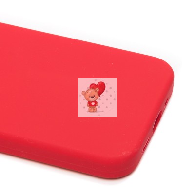 Чехол-накладка для Apple iPhone 13 mini (красный) ORG Soft Touch с закрытой камерой