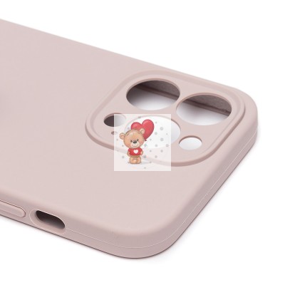 Чехол-накладка для Apple iPhone 13 Pro (бежевый) ORG Soft Touch с закрытой камерой