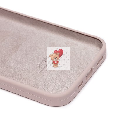 Чехол-накладка для Apple iPhone 13 Pro (бежевый) ORG Soft Touch с закрытой камерой