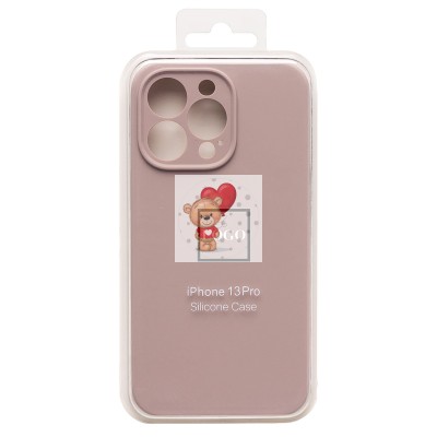 Чехол-накладка для Apple iPhone 13 Pro (бежевый) ORG Soft Touch с закрытой камерой