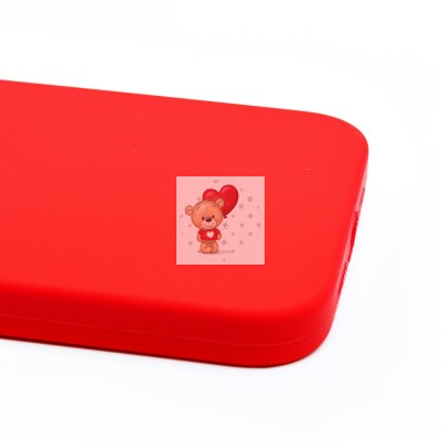 Чехол-накладка для Apple iPhone 13 Pro (красный) ORG Soft Touch с закрытой камерой