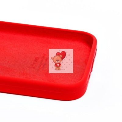 Чехол-накладка для Apple iPhone 13 Pro (красный) ORG Soft Touch с закрытой камерой