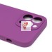Чехол-накладка для Apple iPhone 13 Pro (фиолетовый) ORG Soft Touch с закрытой камерой