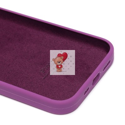 Чехол-накладка для Apple iPhone 13 Pro (фиолетовый) ORG Soft Touch с закрытой камерой