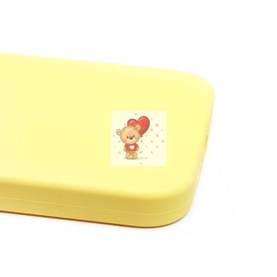 Чехол-накладка для Apple iPhone 13 Pro (желтый) ORG Soft Touch с закрытой камерой