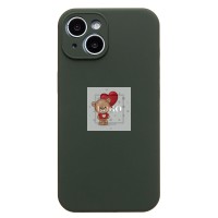 Чехол-накладка для Apple iPhone 14 (темно-зеленый) ORG Soft Touch с закрытой камерой Чехол-накладка для Apple iPhone 14 (темно-зеленый) ORG Soft Touch с закрытой камерой