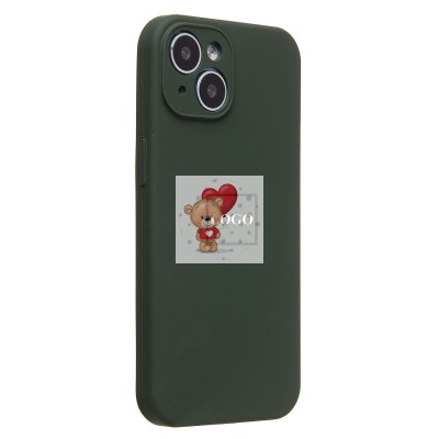 Чехол-накладка для Apple iPhone 14 (темно-зеленый) ORG Soft Touch с закрытой камерой Чехол-накладка для Apple iPhone 14 (темно-зеленый) ORG Soft Touch с закрытой камерой