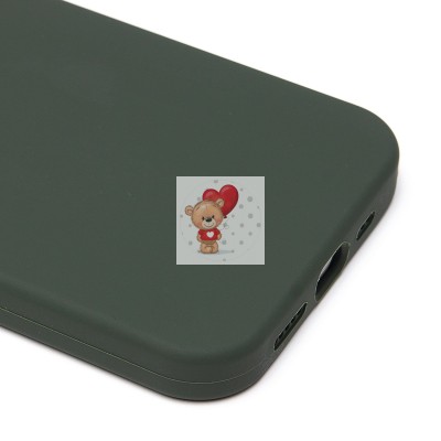 Чехол-накладка для Apple iPhone 14 (темно-зеленый) ORG Soft Touch с закрытой камерой Чехол-накладка для Apple iPhone 14 (темно-зеленый) ORG Soft Touch с закрытой камерой