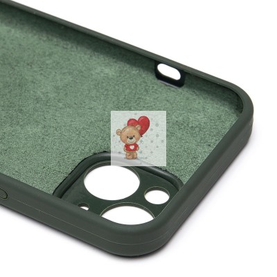 Чехол-накладка для Apple iPhone 14 (темно-зеленый) ORG Soft Touch с закрытой камерой Чехол-накладка для Apple iPhone 14 (темно-зеленый) ORG Soft Touch с закрытой камерой