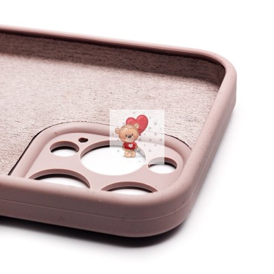 Чехол-накладка для Apple iPhone 15 Pro Max (бежевый) ORG Soft Touch с закрытой камерой