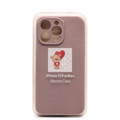 Чехол-накладка для Apple iPhone 15 Pro Max (бежевый) ORG Soft Touch с закрытой камерой