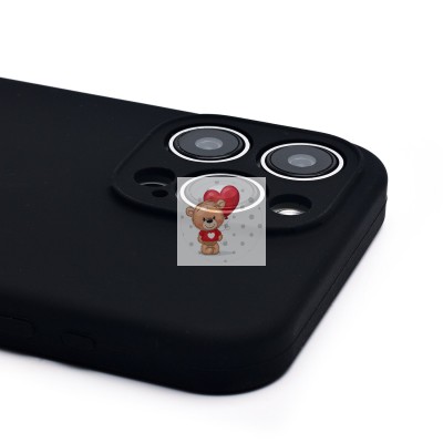 Чехол-накладка для Apple iPhone 15 Pro Max (черный) ORG Soft Touch с закрытой камерой