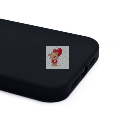 Чехол-накладка для Apple iPhone 15 Pro Max (черный) ORG Soft Touch с закрытой камерой