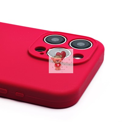 Чехол-накладка для Apple iPhone 15 Pro Max (бордовый) ORG Soft Touch с закрытой камерой