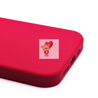 Чехол-накладка для Apple iPhone 15 Pro Max (бордовый) ORG Soft Touch с закрытой камерой