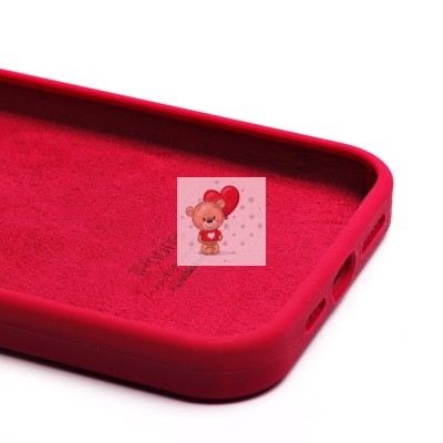 Чехол-накладка для Apple iPhone 15 Pro Max (бордовый) ORG Soft Touch с закрытой камерой