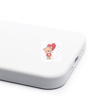 Чехол-накладка для Apple iPhone 15 Pro Max (белый) ORG Soft Touch с закрытой камерой