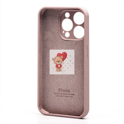 Чехол-накладка для Apple iPhone 15 Pro (бежевый) ORG Soft Touch с закрытой камерой Чехол-накладка для Apple iPhone 15 Pro (бежевый) ORG Soft Touch с закрытой камерой