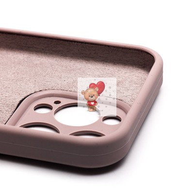 Чехол-накладка для Apple iPhone 15 Pro (бежевый) ORG Soft Touch с закрытой камерой Чехол-накладка для Apple iPhone 15 Pro (бежевый) ORG Soft Touch с закрытой камерой