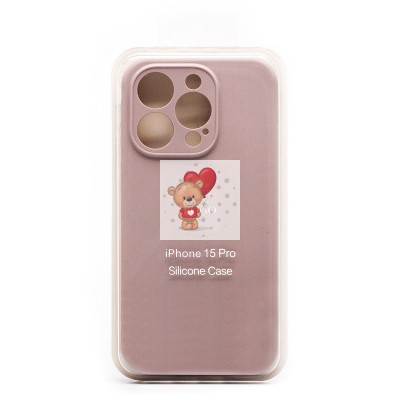 Чехол-накладка для Apple iPhone 15 Pro (бежевый) ORG Soft Touch с закрытой камерой Чехол-накладка для Apple iPhone 15 Pro (бежевый) ORG Soft Touch с закрытой камерой