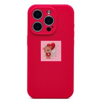 Чехол-накладка для Apple iPhone 15 Pro (бордовый) ORG Soft Touch с закрытой камерой Чехол-накладка для Apple iPhone 15 Pro (бордовый) ORG Soft Touch с закрытой камерой